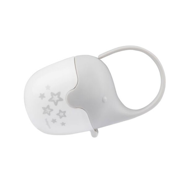 Babyono Soother Case Χρώμα Λευκό-Γκρι, 1τμχ