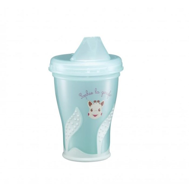 Sophie La Girafe Leak-Proof Trainer Beaker 6m+ 200ml Χρώμα Γαλάζιο, 1τμχ