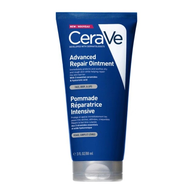 Cerave Advanced Repair Ointment Επανορθωτική Αλοιφή για Πρόσωπο, Σώμα & Χείλη 88ml