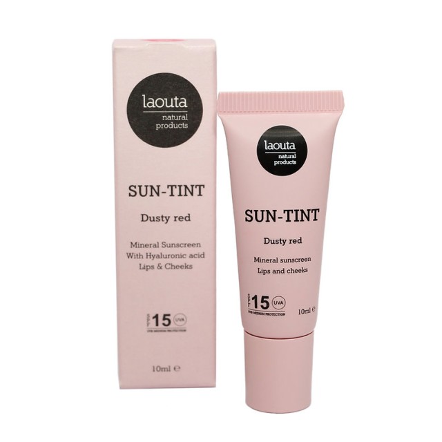 Laouta Sun-Tint Lips & Cheeks SPF15 Dusty Red 10ml
