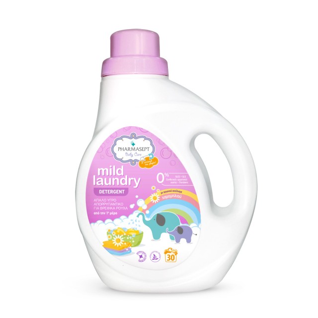 Pharmasept Baby Care Mild Laundry Detergent Απαλό Απορρυπαντικό για Βρεφικά Ρούχα 1lt