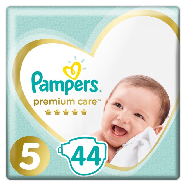 Pampers Premium Care No.5 (11-16 Kg) 44 Πάνες