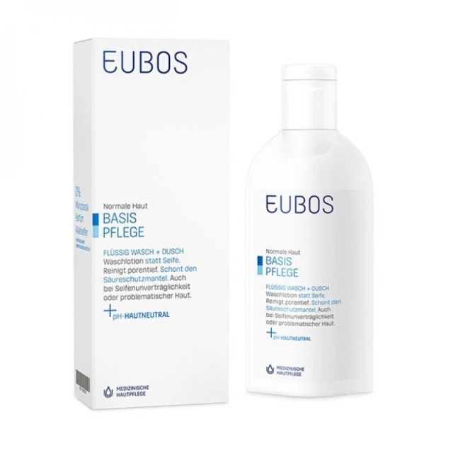 Eubos Basic Care Liquid Blue Washing Emulsion 200ml