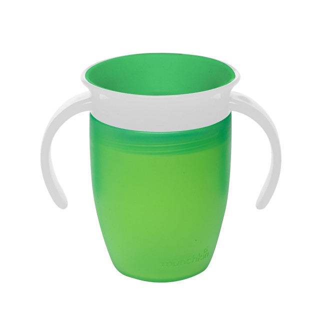 Munchkin Miracle 360 Trainer Cup 6m+ Χρώμα Πράσινο 207ml, 1τμχ
