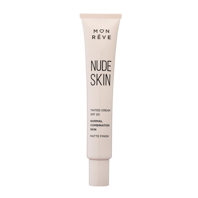Mon Reve Nude Skin Tinted Cream SPF20 102 Normal To Combination Skin 30ml