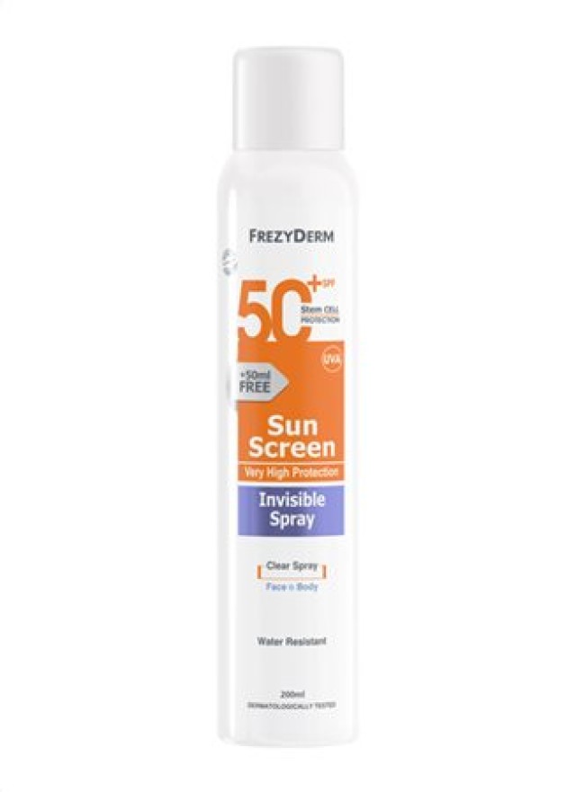 Frezyderm Sunscreen Mousse SPF50+ 200ml