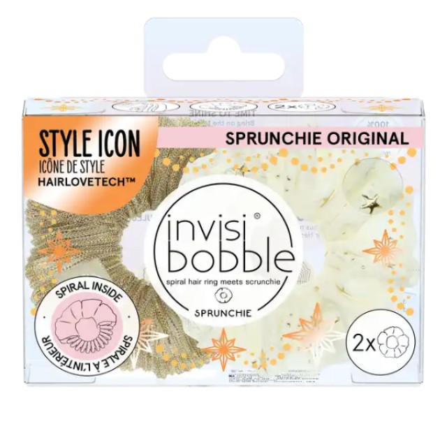 Invisibobble Sprunchie Original Time to Shine Collection Bring on the Night, 2τμχ