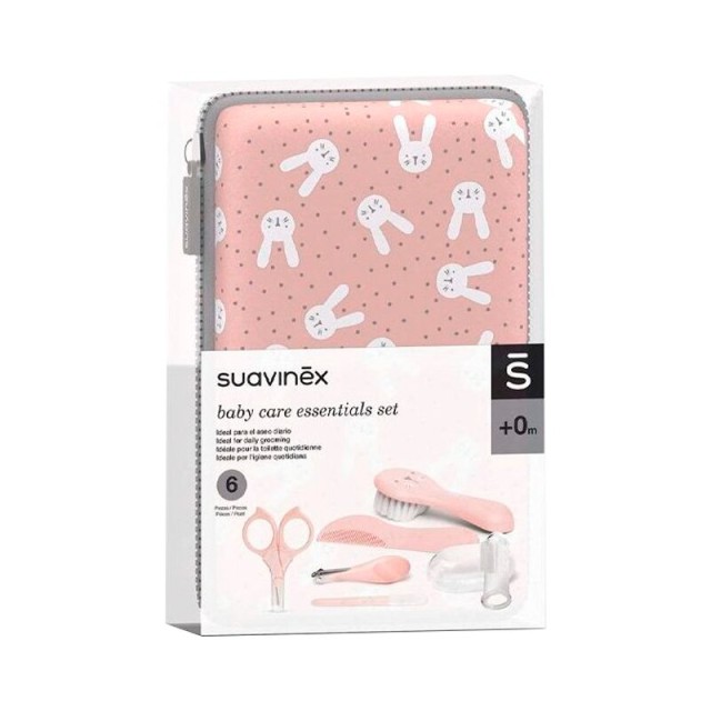 Suavinex Baby Care Essential Set Χρώμα Ροζ