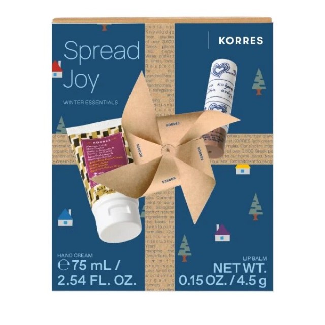 Korres Promo Set Spread Joy Winter Essentials Hand Cream & Lip Balm