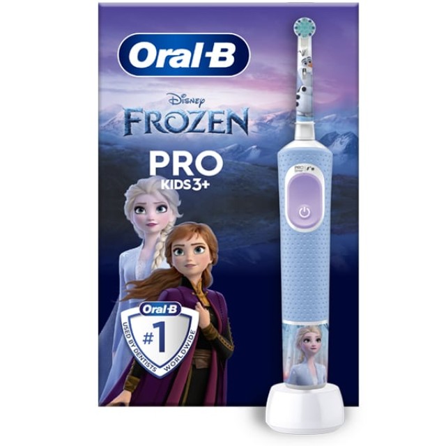 Oral-B Eπαναφορτιζόμενη Oδοντόβουρτσα Vitality Pro Kids Frozen 3ετών+