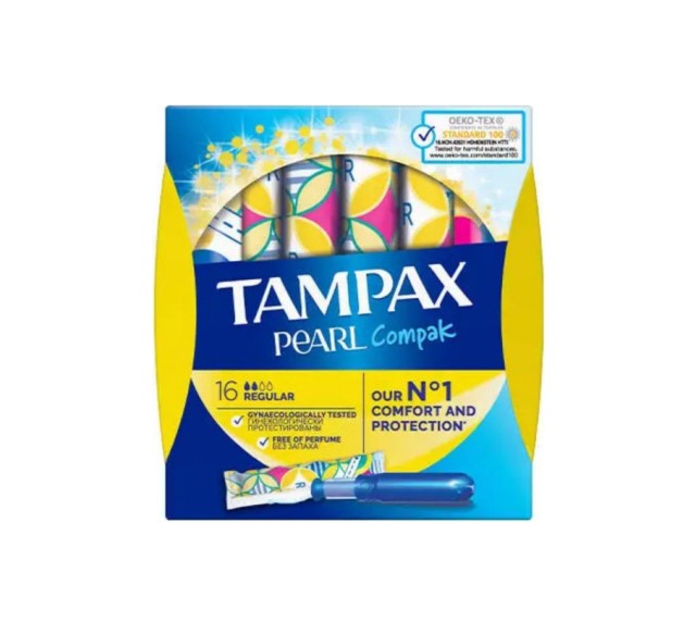 Tampax Compak Pearl Regular 16τμχ