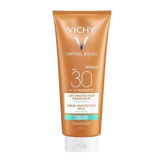 Vichy Capital Soleil Beach Protect SPF30 Fresh Hydrating Milk Face & Body 300ml